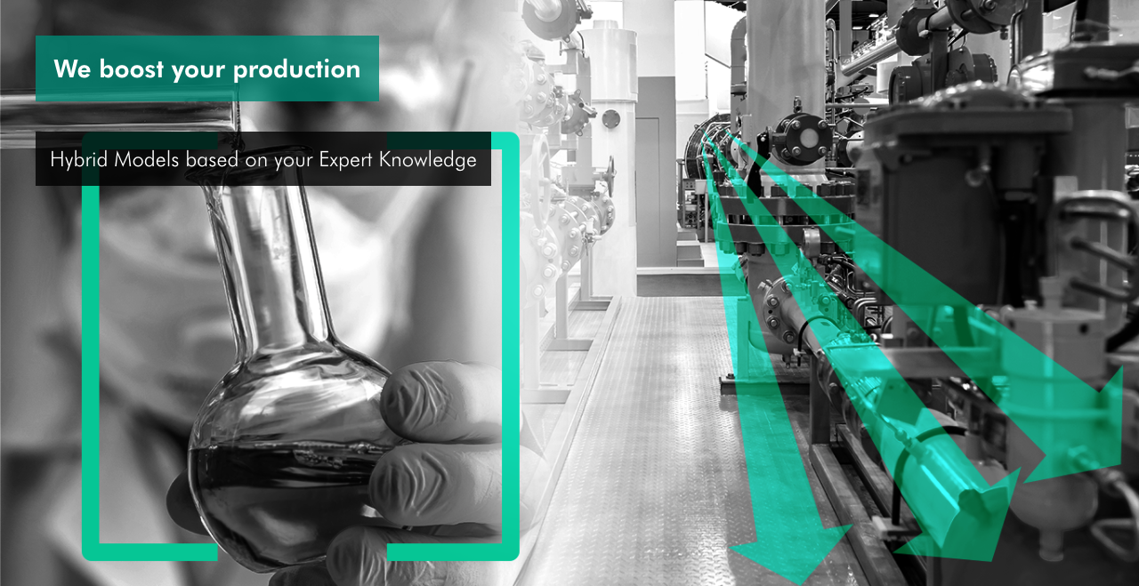 We boost your production with hybrid models based on your expert knowledge